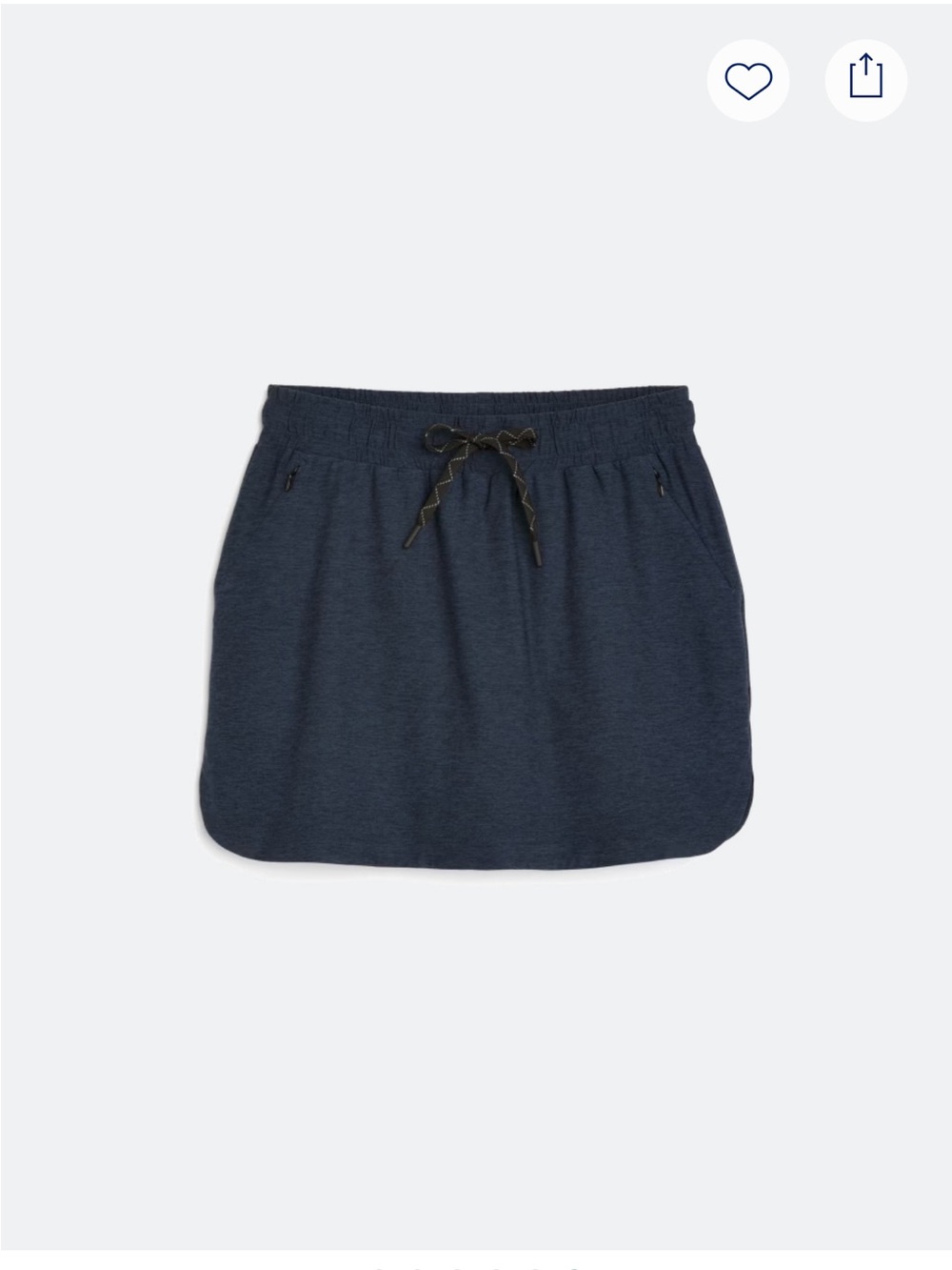 We Wander WeFlex Active Skort - XL - Navy